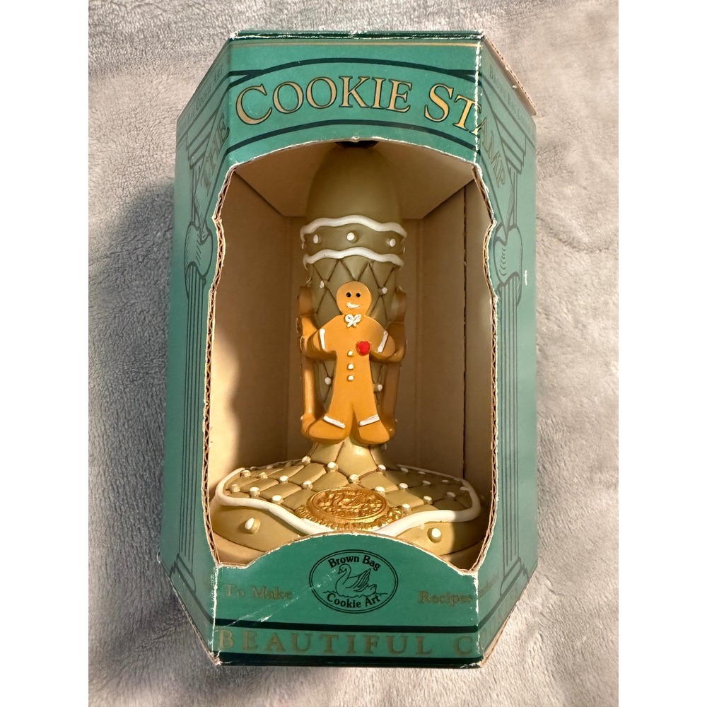 Brown Bag Cookie Art Gingerbread Man‎ Stamp 1995 Limited Edition No.10 NIB